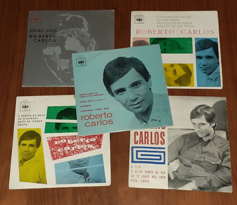 Singles - Roberto Carlos - Anos 60 - muito bom estado
