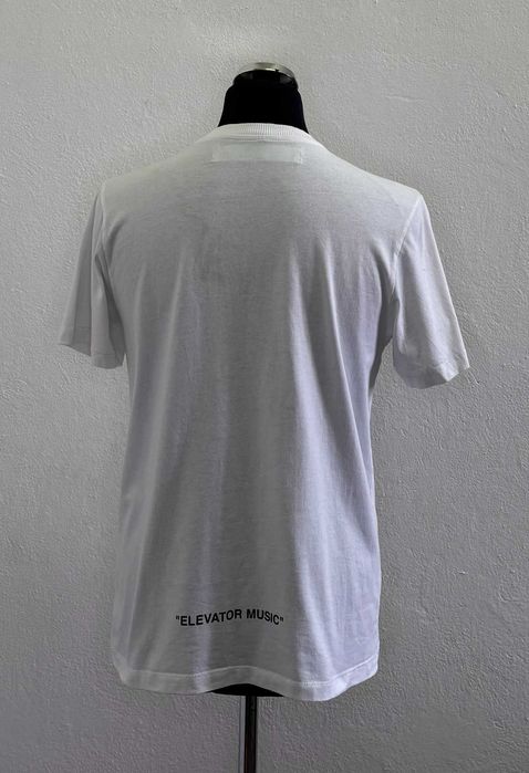 T-shirt Off-White Elevator Music Roz. M