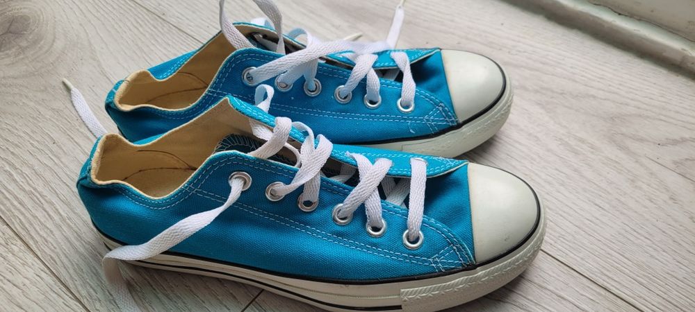 Trampki turkusowe  Converse 37,5   24,5cm