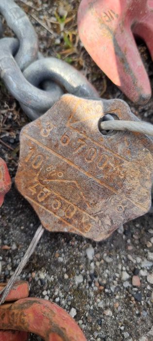 Zawiesie łańcuchowe 3,5m z regulacją długości