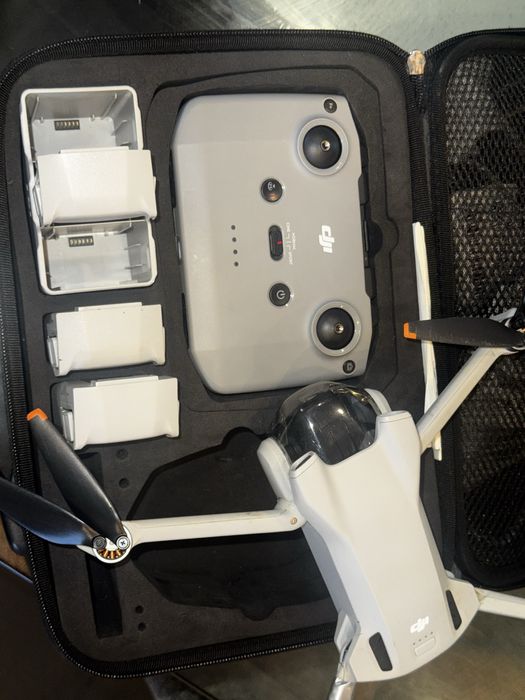 Dji mini 3 + 3 baterias + filtros de lente protector se helices