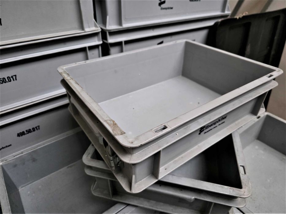 Pojemnik Kuweta Skrzynka Kosz Euro Magazynowy Warsztatowy Garaż 40x30