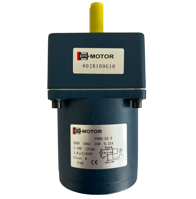 Motoreduktor do podajnika pelletu 4IK25GN-C/4GN-100K 25W I=100