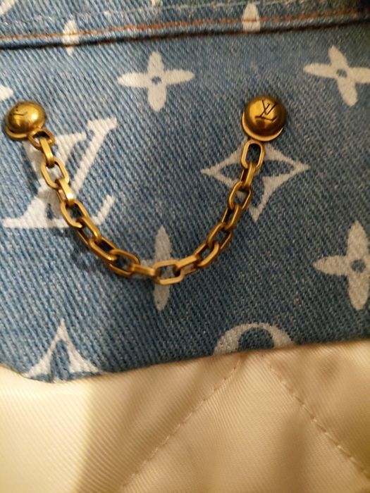 Джинсова куртка в стилі Louis Vuitton (LV)