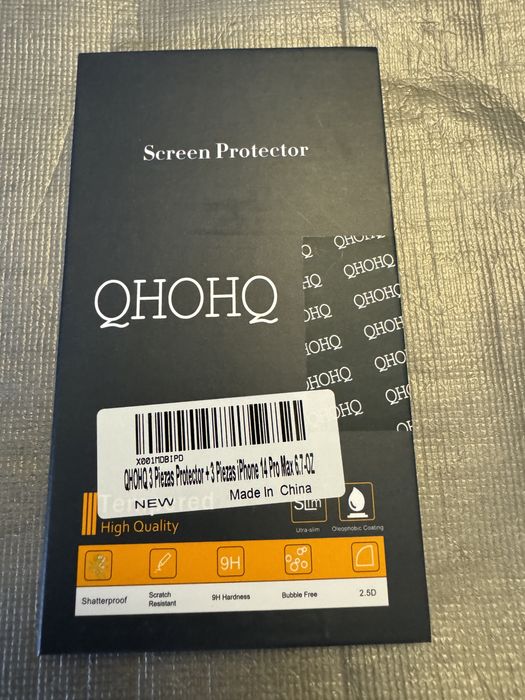 Protetores ecrã para iPhone 13 Pro Max e 14 Pro Max  (Novos)