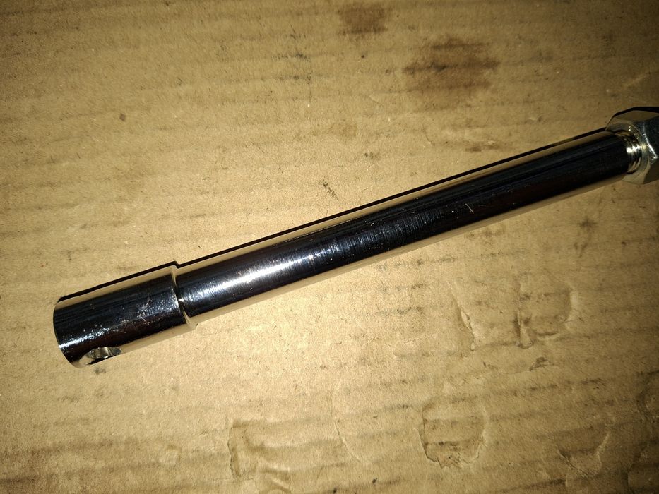 Nowa chromowana oś kola przod wsk 125,175,jawa 175,350