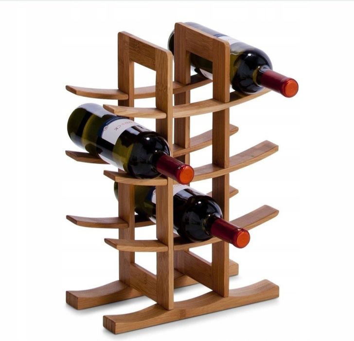Zeller  Stojak na Wino Bambusowy