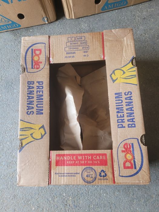 Kartony po bananach duże ilości bananówki