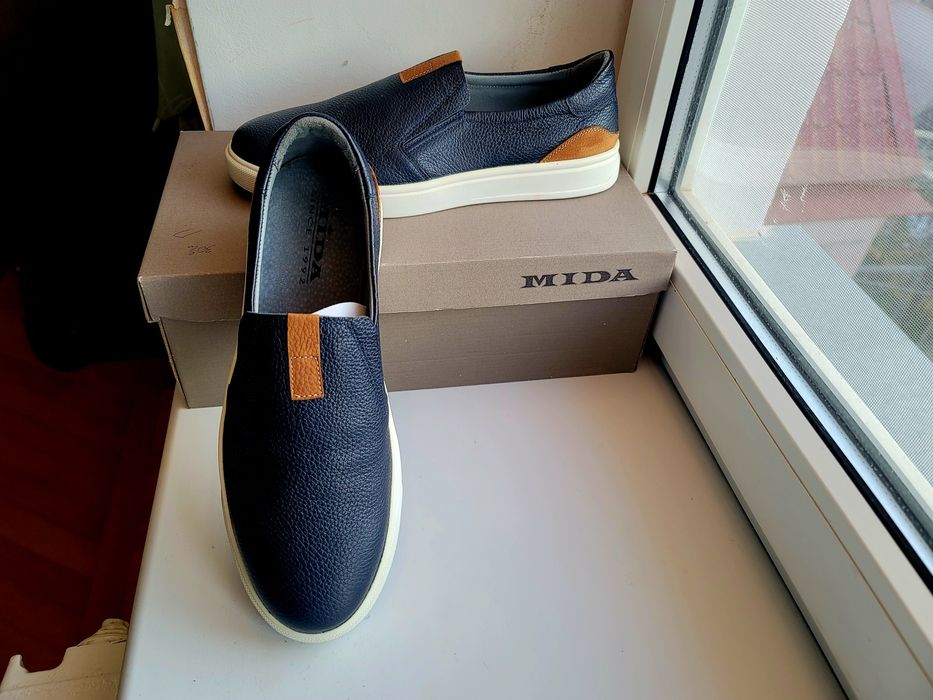 шкiрянi слiпони, мокасини MIДА 42 р