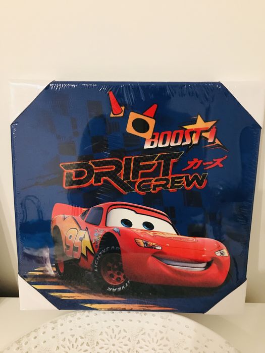 Obrazek do pokoju dziecka Auta Zygzak McQuinn disney na płótnie 28x28