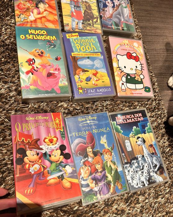 Coleçãa de cassetes VHS - Infantis