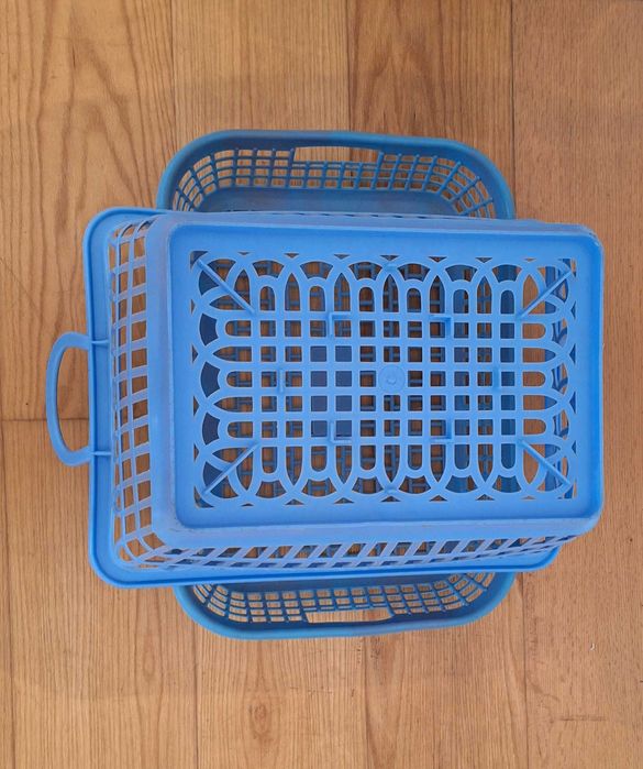 Cesto roupa para engomar em plástico