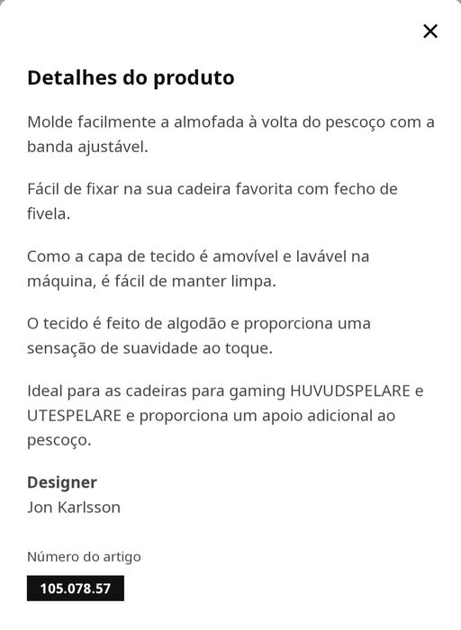 Almofada cervical ikea lanespelare