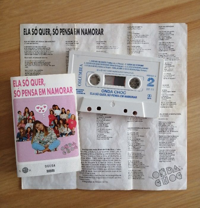 Onda Choc Cassete Ela só quer so Pensa em Namorar de 1991