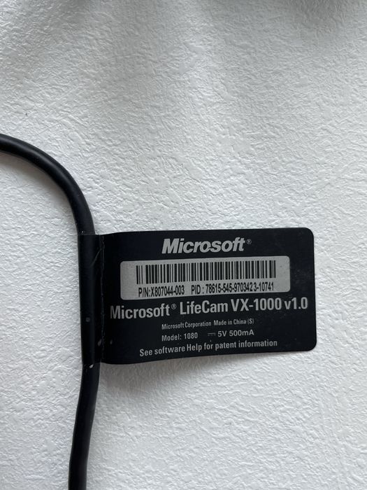 Вебкамера microsoft