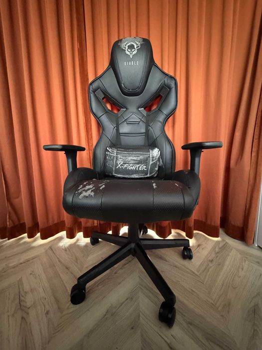 Fotel gamingowy Diablo X-Fighter Normal Size, czarny