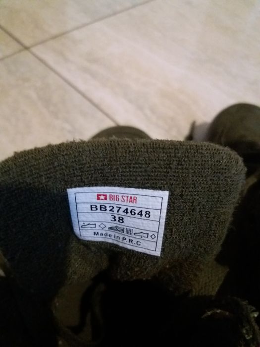 Buty młodzieżowe BIG STAR rozm. 38