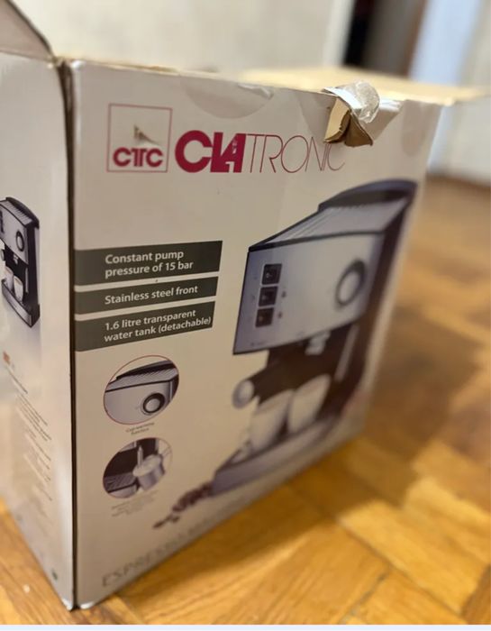 Кавоварка Clatronic ES 3643 еспресо/капучино, б/у відмінний стан