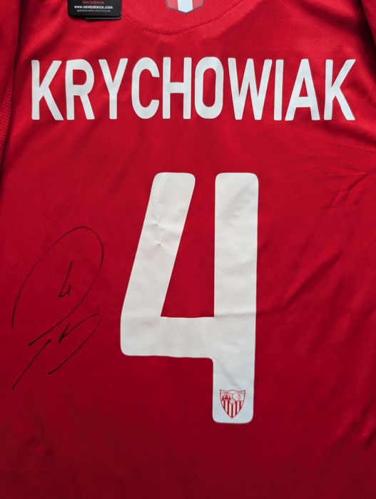 Koszulka Sevilla 15/16 GRZEGORZ KRYCHOWIAK z autografem
