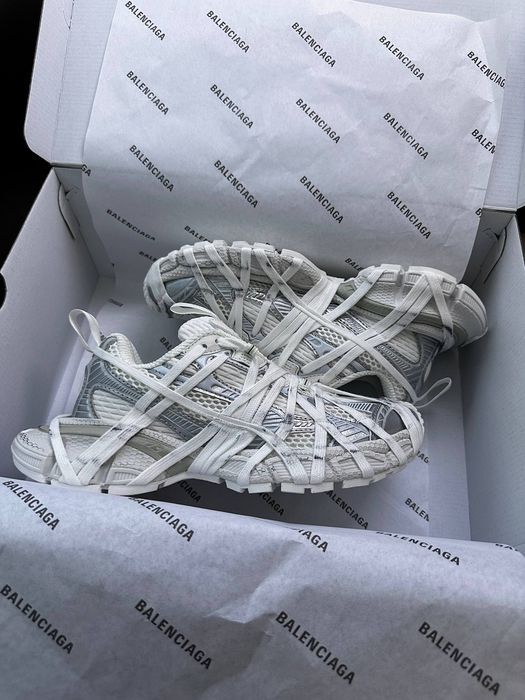 Balenciaga 3XL Extreme Lace White кросівки баленсіага на платформі