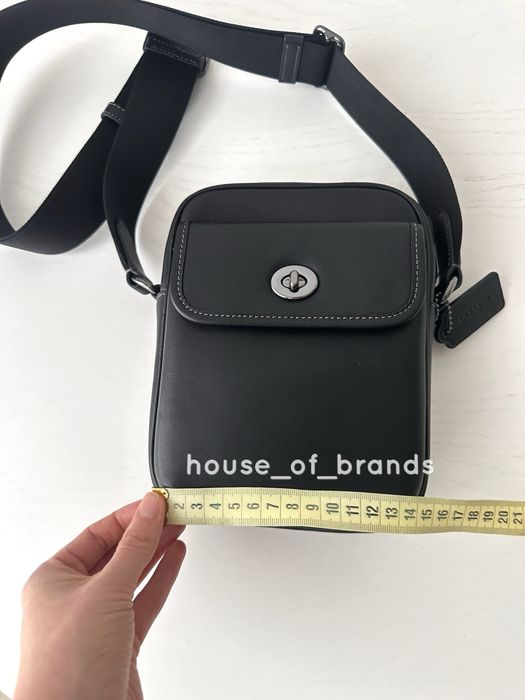 Чоловіча сумочка COACH Turnlock Crossbody Bag мужская сумка кожаная
