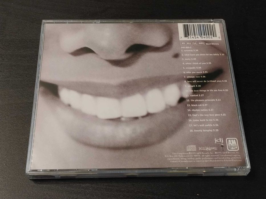 Janet Jackson -Design of a Decade 1986/1996 -CD Wrocław