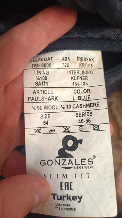 Мужское пальто Gonzales