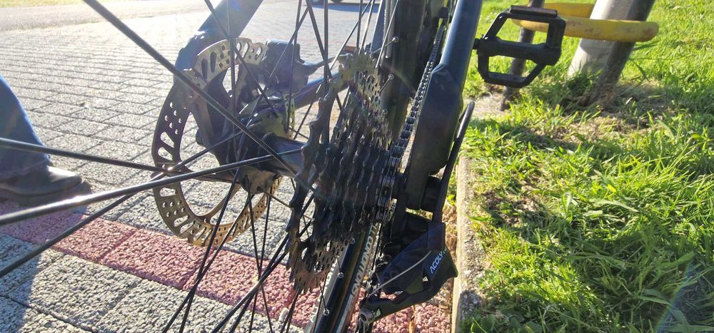 Bicicleta BTT Elétrica Rockrider E-ST 500 PRETO est500.