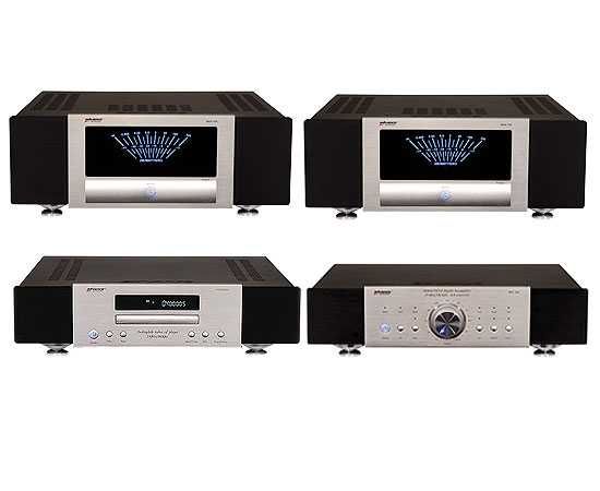 Advance Acoustic Wzmacniacz 2xMAA-705, Przedwzmacniacz MPP-505, Przetwornik DAC MDX-500