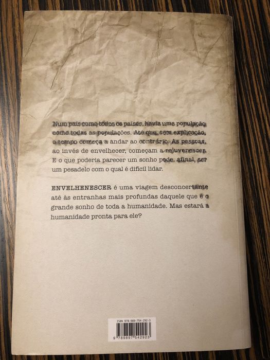 Livro “Envelhenescer” de Pedro Chagas Freitas