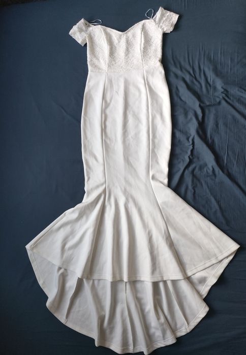 Suknia ślubna S 36 syrena hiszpanka