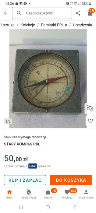 Stary kompas prl