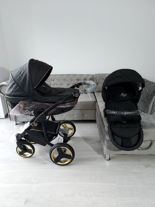 Wozek 2w1 3w1 junama diamond fluo line Nowy wysyłka ekoskóra