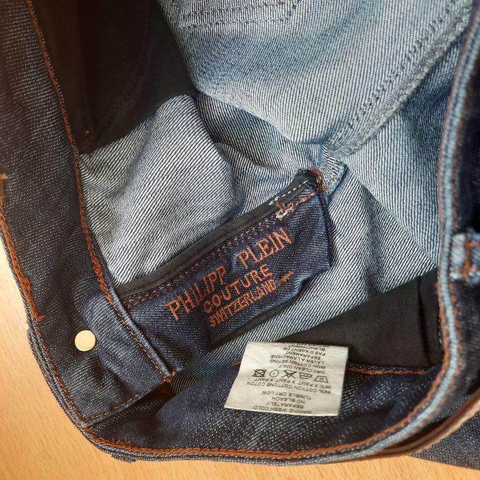 Джинсы Philipp Plein 30/34 новые на высокий рост а поясом Сваровски