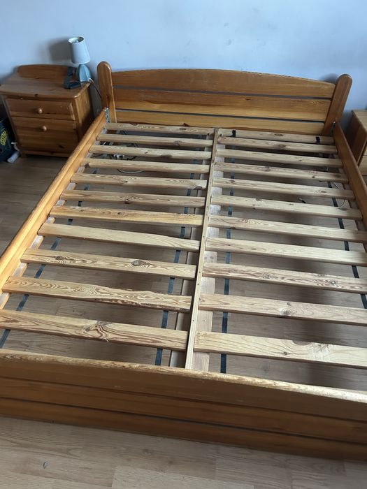 Łóżko drewniane stelaż rama 160x200