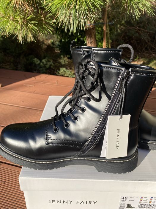 NOWE, czarne buty zimowe z metką Jenny Fairy, nienoszone