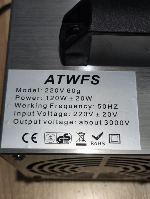 Generator ozonu ATWFS