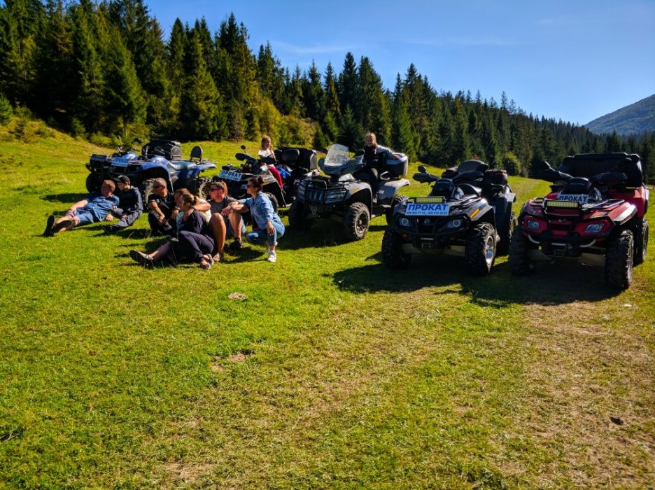 Прокат квадроциклів , подорожі та катання на квадроциклах.