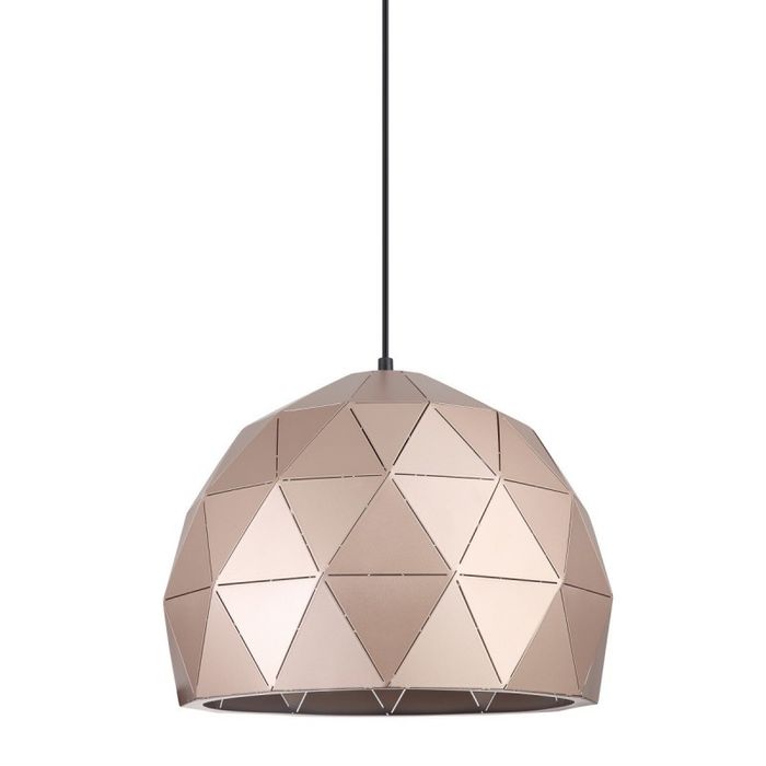 Italux Lampa wisząca HARLEY śr. 36 cm złota 1x40W E27