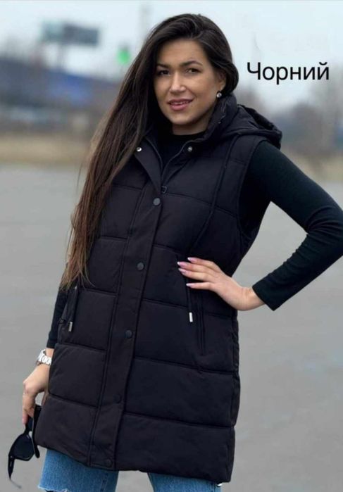 Безрукавка жилетка жіноча на синтепоні