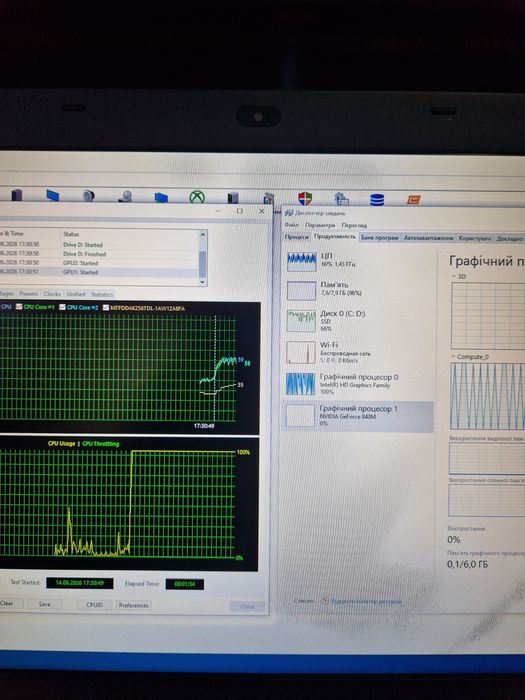 Ноутбук Acer Aspire E5-771G  Intel core i5-4210U/8GBDDR3/256GbSSD/NVIDIA GEFORCE 840M 2 ГБ