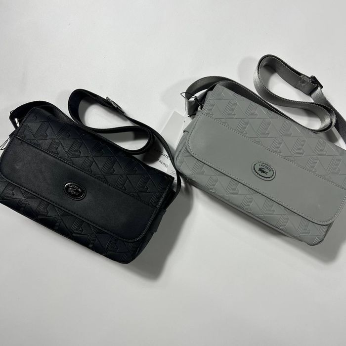 Сумка Lacoste Monogram месенджер через плече сумка лакост крокодил монограмна