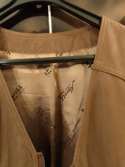 Kamizelka zamsz damska