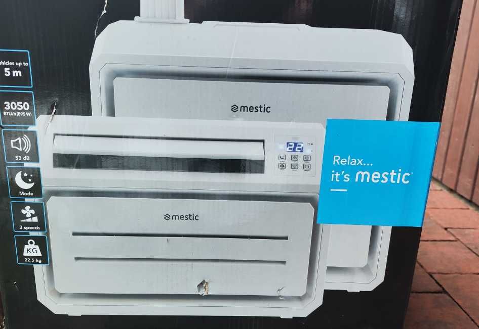 Klimatyzator okienny MESTIC SPA-3000 do kampera lub przyczepy kamp.