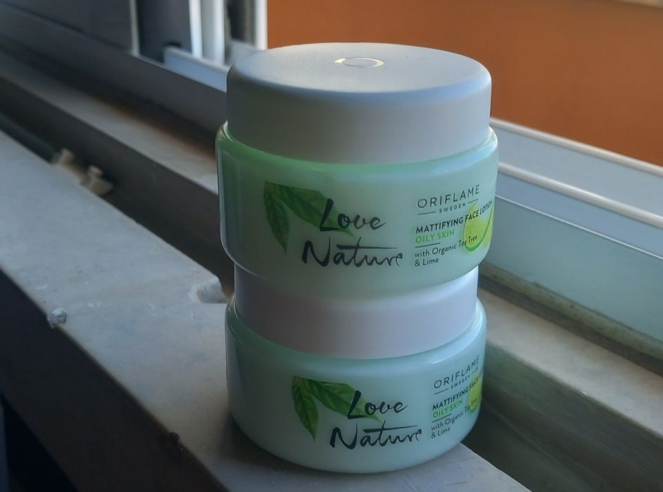 Oriflame Love Nature Creme facial matificante Tea tree and Lime