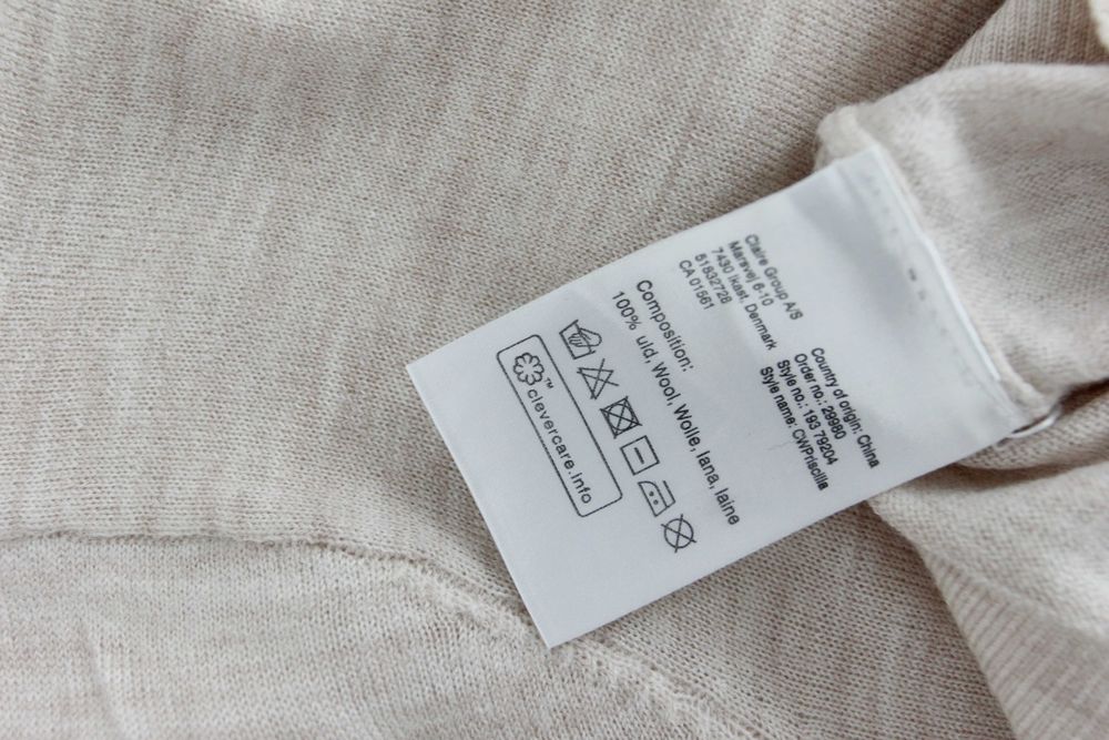 100%wełna Claire bez wad S