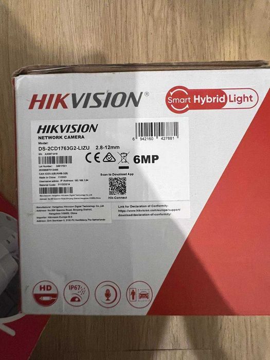 DS-2CD1763G2-LIZU - Kamera HIKVISION Value Series - Smart Hybrid Light + detekcja ruchu 2.0 (MD 2.0)– nowa kamera IP 6 MP