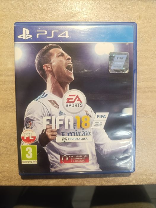 Gra FIFA 18 na Play Station 4 PS 4 5 PL Komentator Bdb