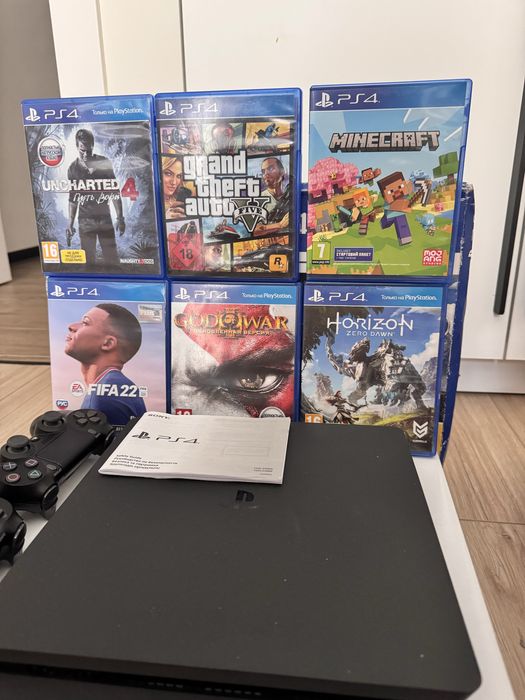 PS4 ігрова консоль Slim 500GB
