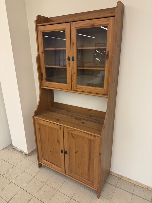 Ładny sosnowy regał witryna Ikea super stan dowóz wysyłka